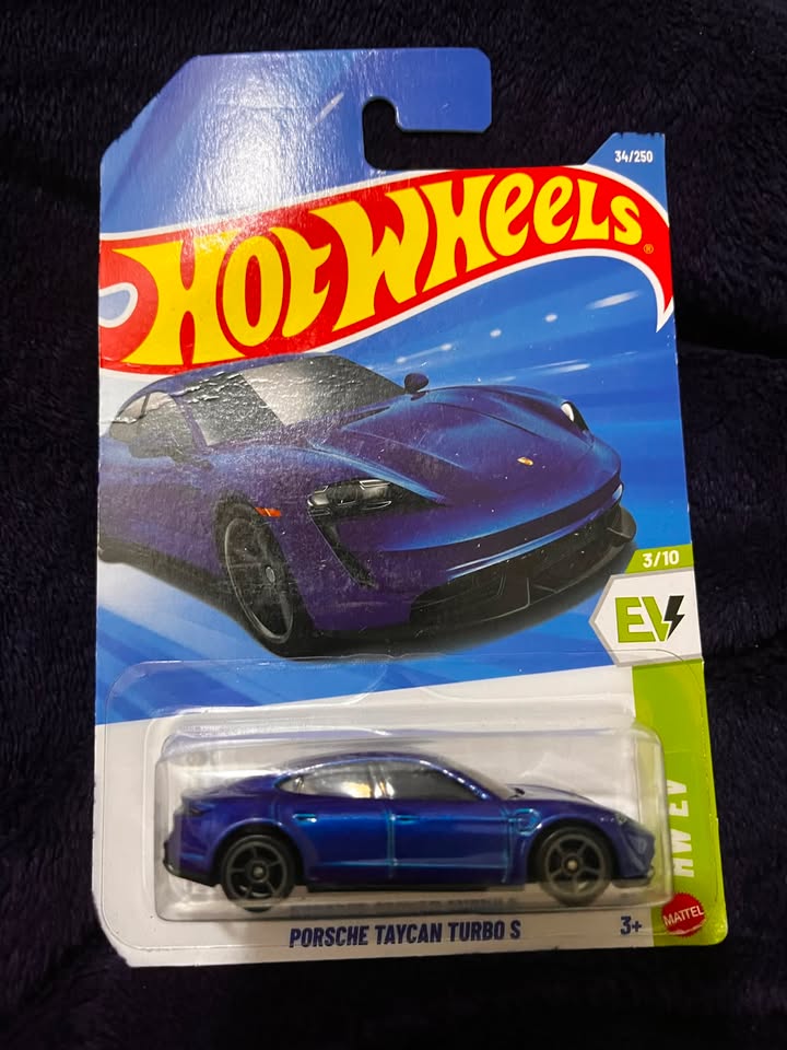 Actual Hot Wheels Porsche Taycan Turbo S gift